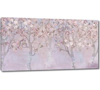 Картина ООО Первое ателье Деревья в розовом цвете 115x63 см ps97347-5