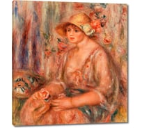 Картина-репродукция ООО Первое ателье Женщина в муслиновом платье 79x87 см ps111123-4