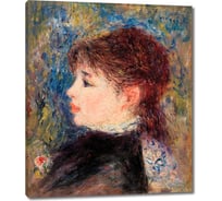 Картина-репродукция ООО Первое ателье Молодая женщина с розой 2 60x71 см ps111073-3