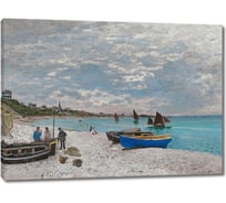 Картина-репродукция ООО Первое ателье Пляж в Сент-Адрессе 80x59 см ps143183-4