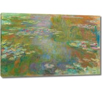 Картина-репродукция ООО Первое ателье Пруд с водяными лилиями, 1919 93x60 см ps143209-2