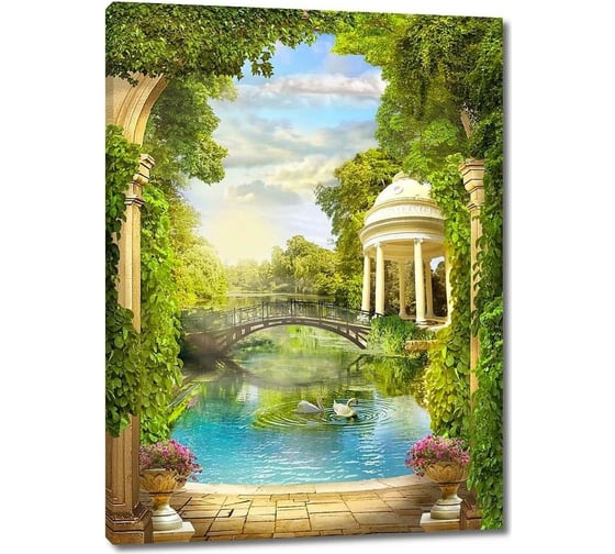 Картина ООО Первое ателье Арочка на реке 79x109 см ps78619-4 1