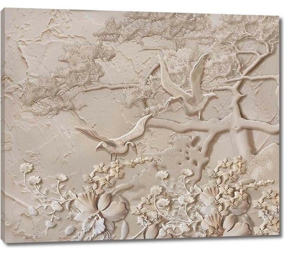 Картина ООО Первое ателье Журавли 60x51 см ps97384-3 1