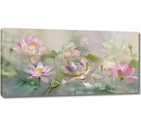 Картина ООО Первое ателье Композиция из лотосов 35x18 см ps97381-1