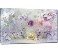 Картина ООО Первое ателье Замерзшие орхидеи 80x50 см ps97388-4
