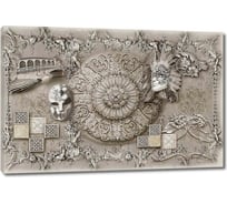 Картина ООО Первое ателье Венецианские мотивы - лепнина на штукатурке 35x23 см ps97373-1