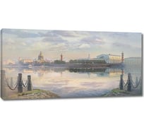 Картина ООО Первое ателье Питер в тумане 60x30 см ps97405-3