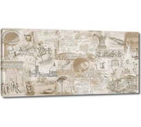 Картина ООО Первое ателье Коллаж из рисунков - эпоха Возрождения 35x18 см ps94636-1