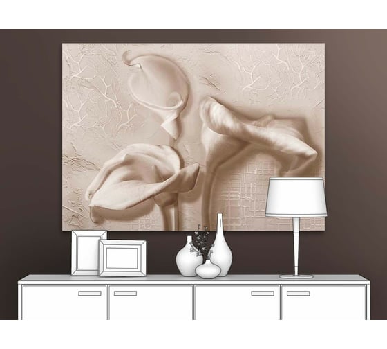 Картина ООО Первое ателье Каллы с эффектом 3D 80x57 см ps97379-4