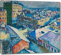 Картина-репродукция ООО Первое ателье Зубовский сквер 80x72 см ps141113-4