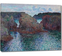 Картина-репродукция ООО Первое ателье Скалы в Бель-Иль, Порт-домо 35x28 см ps143168-1