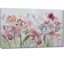 Картина ООО Первое ателье Акварель-тюльпаны 91x60 см ps97344-2