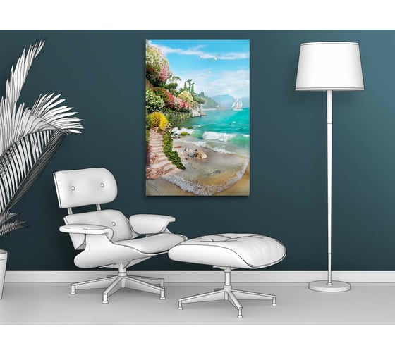 Картина ООО Первое ателье Лестница у пляжа 40x60 см ps78670-2