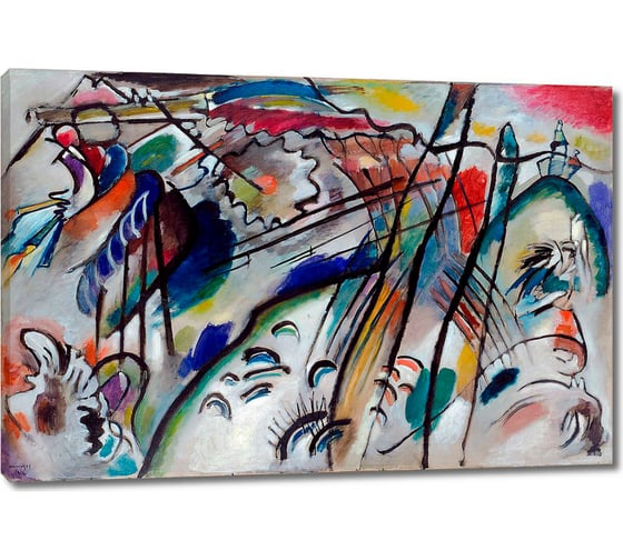Картина-репродукция ООО Первое ателье Импровизация 28 Вторая версия 80x54 см ps110438-4 1