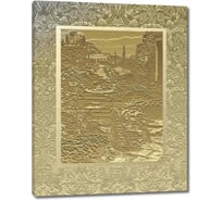 Картина ООО Первое ателье Объемная литография античного сада в ажурной рамке 79x101 см ps28532-4