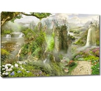 Картина ООО Первое ателье Невероятная природа в парке 90x60 см ps28403-2