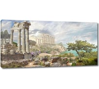 Картина ООО Первое ателье Невероятная архитектура под облачным небом 80x40 см ps28407-4