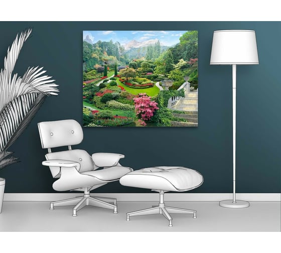 Картина ООО Первое ателье Невероятный цветочный сад 60x50 см ps28825-3