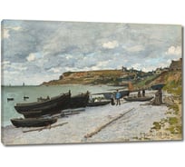 Картина-репродукция ООО Первое ателье Сент-Адрес, рыбацкая лодка на берегу 115x79 см ps105972-5