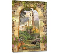 Картина ООО Первое ателье Вид на башню с часами через арку 35x53 см ps25673-1