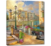 Картина ООО Первое ателье Закат на набережной 35x42 см ps28490-1