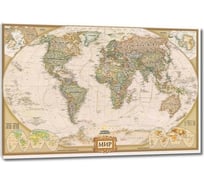 Картина ООО Первое ателье Большая современная карта 35x24 см ps28842-1