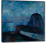 Картина-репродукция ООО Первое ателье Звездная ночь 35x34 см ps139376-1