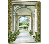 Картина ООО Первое ателье Дорога через колонны к балкону 60x79 см ps28478-3