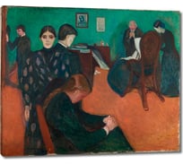 Картина-репродукция ООО Первое ателье Смерть в больничной комнате 80x67 см ps139360-4