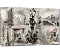 Картина ООО Первое ателье Коллаж с различной архитектурой 35x23 см ps28764-1