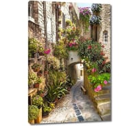 Картина ООО Первое ателье Живописная улочка в городе 35x53 см ps28412-1