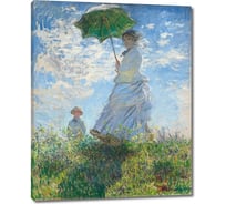 Картина-репродукция ООО Первое ателье Женщина с зонтиком, мадам Моне с сыном 35x44 см ps143130-1