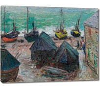 Картина-репродукция ООО Первое ателье Лодки на пляже в Этрете 80x63 см ps143135-4