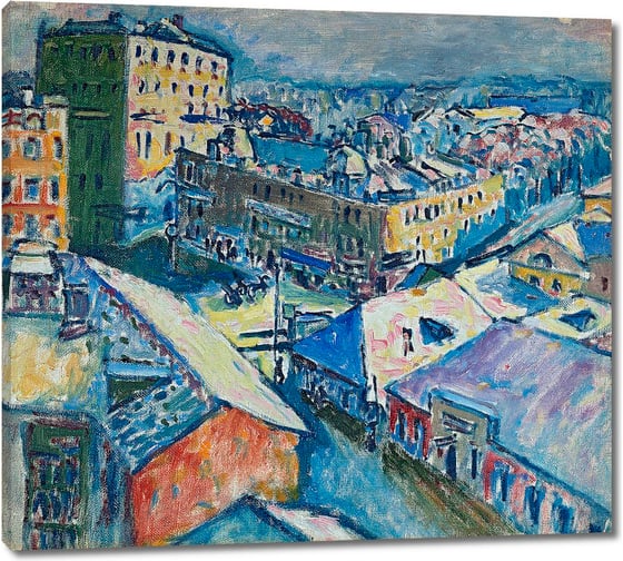 Картина-репродукция ООО Первое ателье Зубовский сквер 35x32 см ps141113-1 1