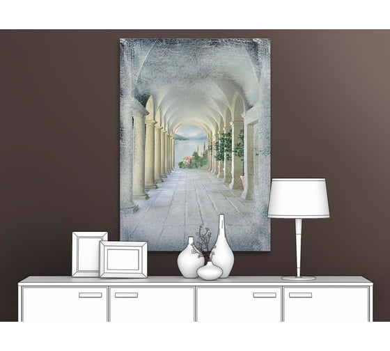 Картина ООО Первое ателье Веранда с множеством колонн 79x112 см ps28463-4