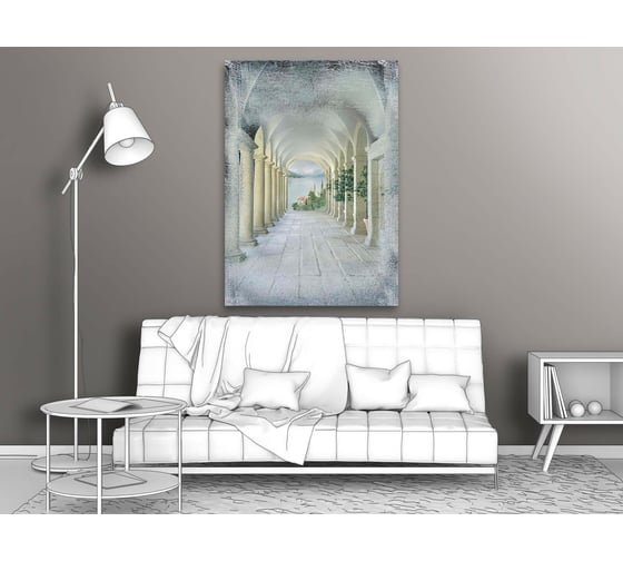Картина ООО Первое ателье Веранда с множеством колонн 79x112 см ps28463-4