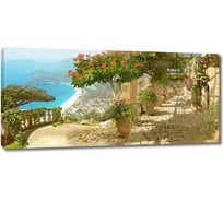 Картина ООО Первое ателье Вид с террасы на побережье 115x54 см ps28456-5