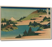 Картина-репродукция ООО Первое ателье Озеро в Хаконэ в провинции Сагами 115x79 см ps109209-5