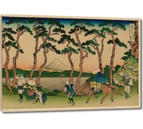 Картина-репродукция ООО Первое ателье Район Ходогая, дорога Токайдо 80x56 см ps109215-4