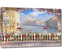Картина ООО Первое ателье Вид с террасы на прекрасную Венецию 115x77 см ps28427-5
