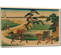 Картина-репродукция ООО Первое ателье Деревня Сэкия на реке Сумида 35x24 см ps109192-1