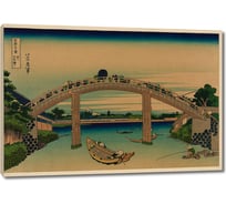 Картина-репродукция ООО Первое ателье Мост Маннэн в Фукугаве 115x80 см ps109202-5