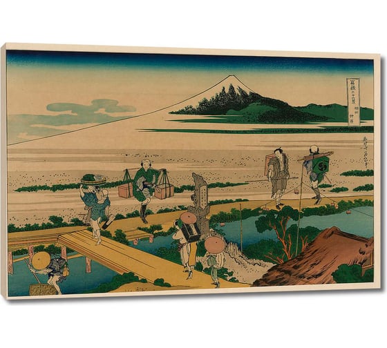 Картина-репродукция ООО Первое ателье Накахара в провинции Сосю 35x24 см ps109205-1 1