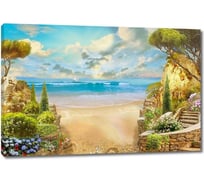 Картина ООО Первое ателье Золотой берег рядом с садом 35x23 см ps28429-1