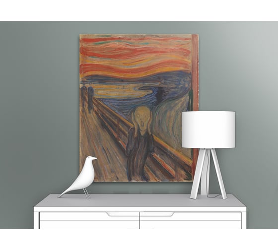 Картина-репродукция ООО Первое ателье Крик 35x44 см ps106192-1