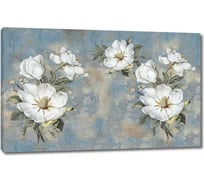 Картина ООО Первое ателье Бутоны на потертой стене 60x38 см ps135983-3