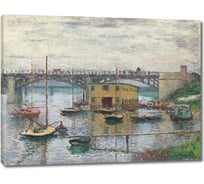 Картина-репродукция ООО Первое ателье Мост в Аржантее в серый день 60x45 см ps110949-3