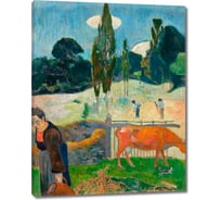 Картина-репродукция ООО Первое ателье Красная корова 35x44 см ps106093-1