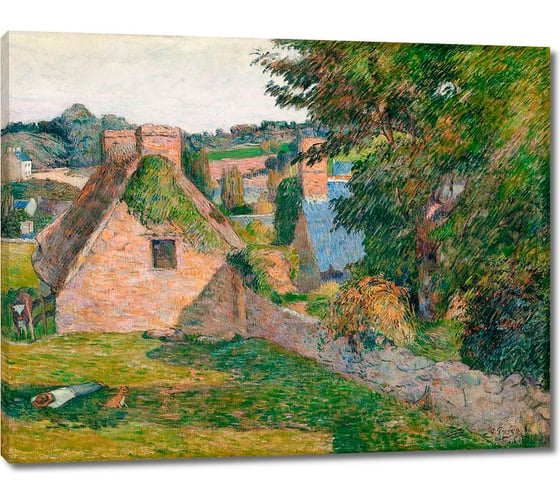 Картина-репродукция ООО Первое ателье Поле в Деру-Лоллишоне 80x63 см ps106091-4 1