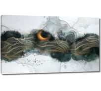 Картина ООО Первое ателье Луна в абстрактных горах 100x60 см ps139174-2